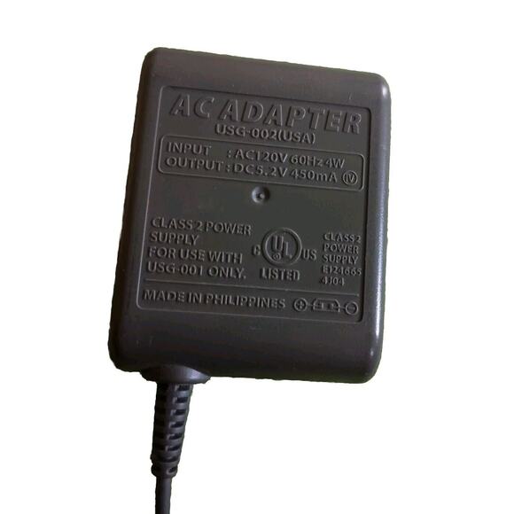Official Nintendo USG-002 DS Lite Wall Power AC Adapter Charger OEM DS Lite OEM - Picture 2 of 4